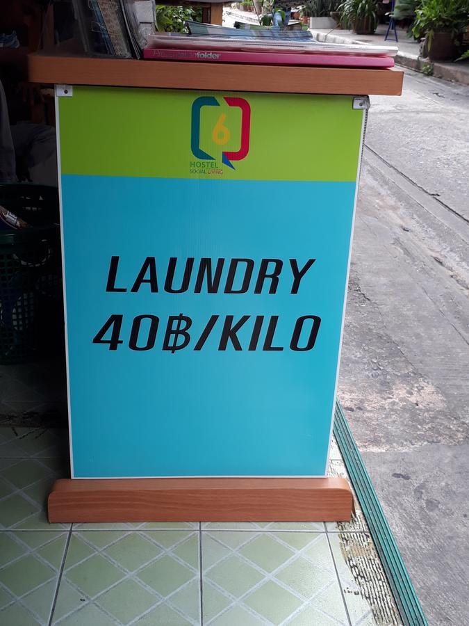 Q6 At 6 Hostel Bangkok Exterior photo